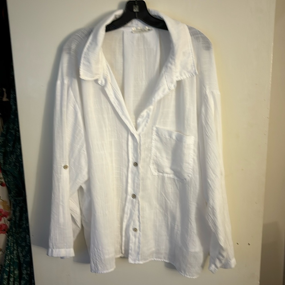LINEN OVERSIZED Eclai medium